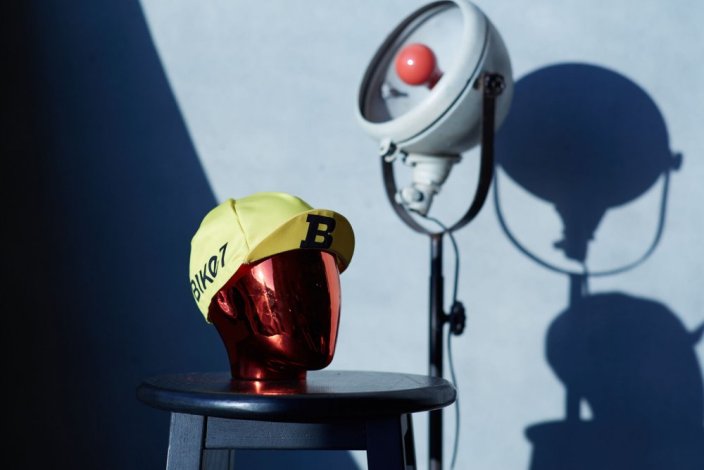 cycling cap yellow - Velikost: 54-57