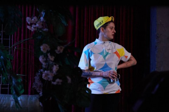cycling cap yellow