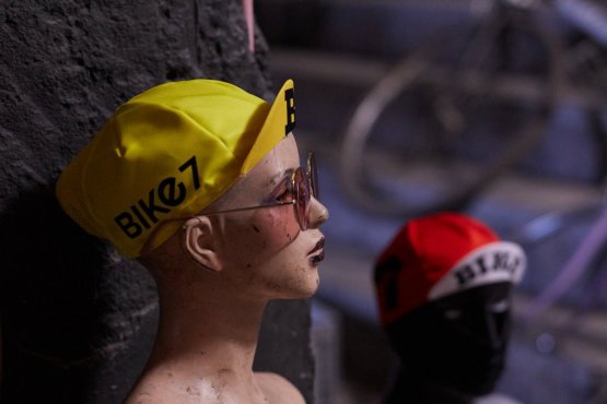 cycling cap yellow