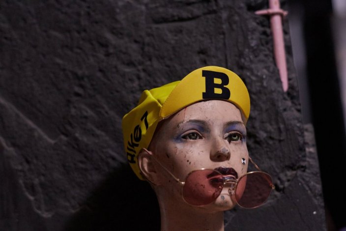 cycling cap yellow - Velikost: 54-57