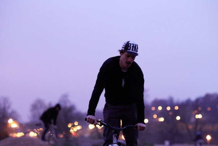 cycling cap black and white